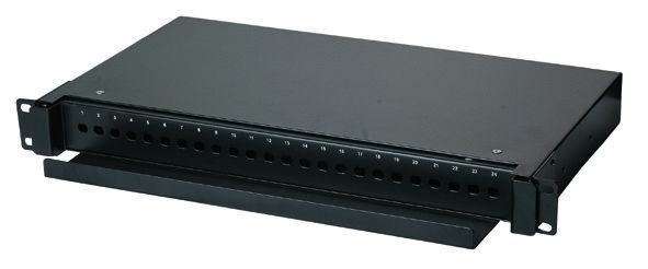 لوحة التشغيل ذات الألياف العالية 24 منفذ ، LC / Duplex SC Fiber Optic Termination Box YH1005