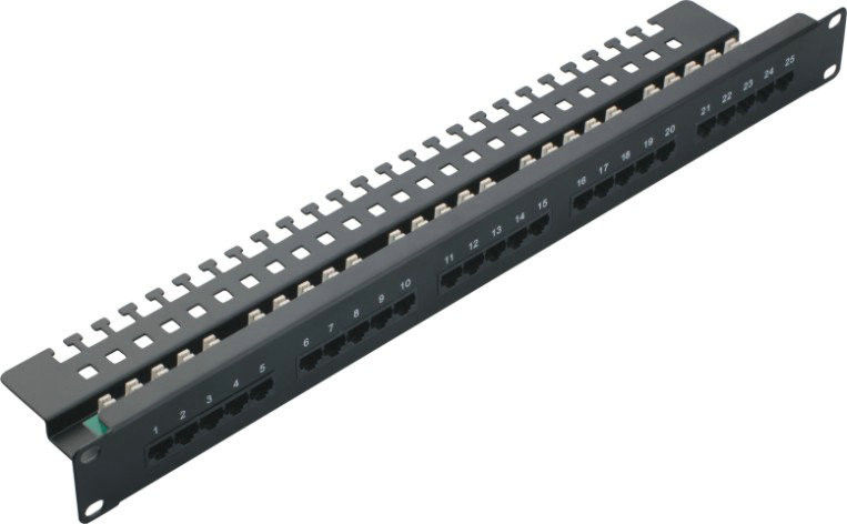 لوحة التصحيح Cat3 25 الصوتي / لوحة تصحيح الألياف Krone 110 IDC T568A / B YH4001