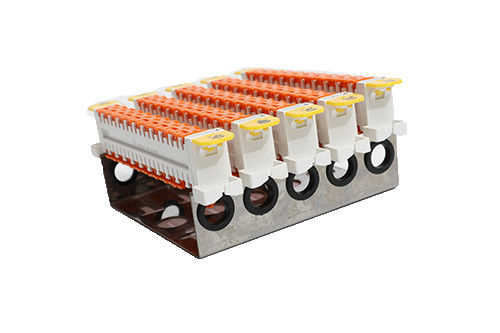 50 زوج بلوك 2810 اتصال IDC وحدة 3M توصيل سريع نظام Cat5 QCS YH2810