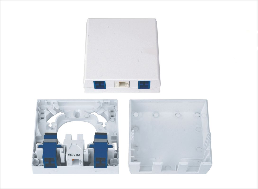 الألياف البصرية إنهاء وحدة مقبس الحائط الأسرة واحدة ل RJ45 و SC 86Type تصاعد صندوق YH1043